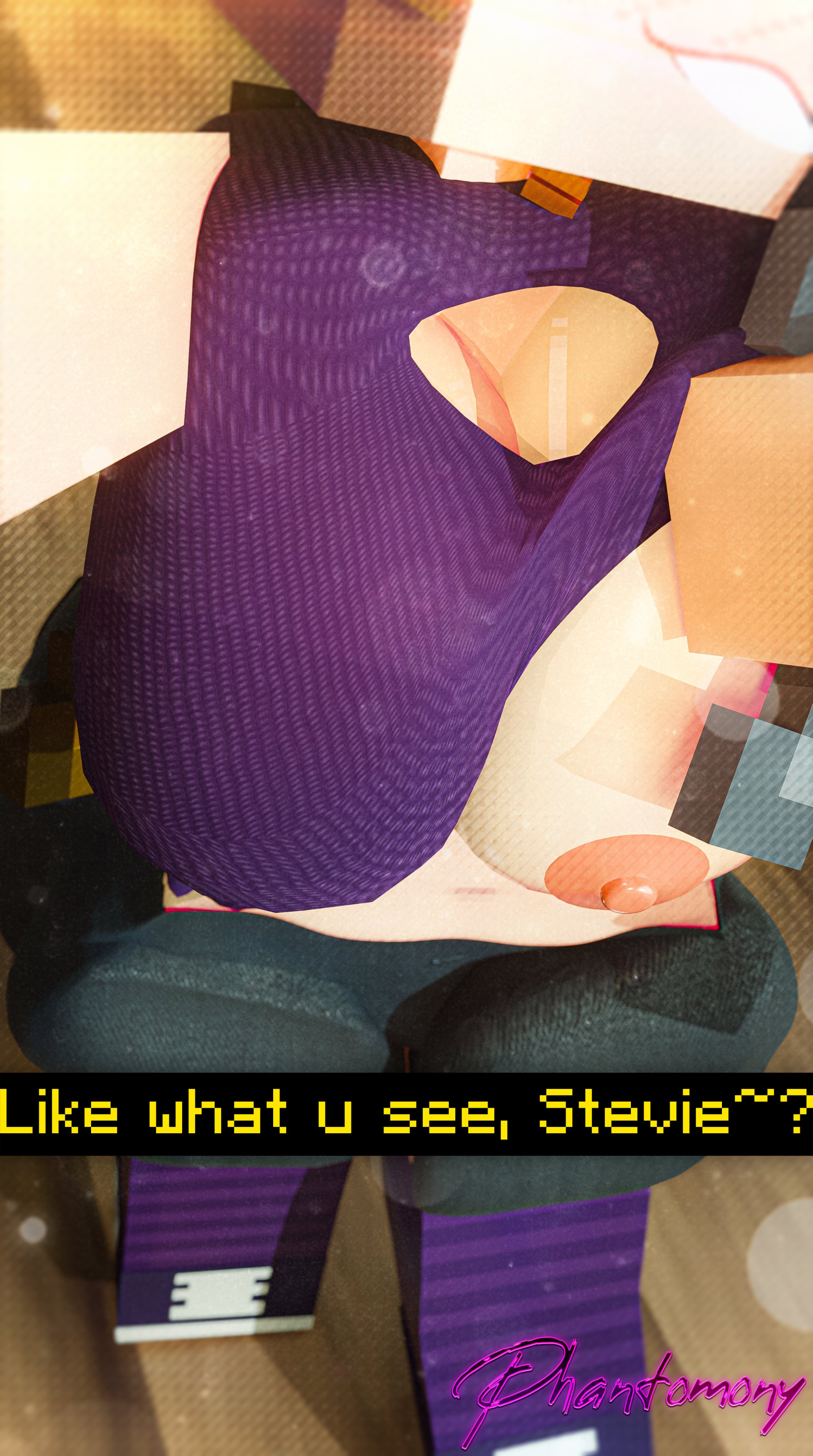 jenny belle (slipperyt), minecraft, phantomony, selfie, tagme