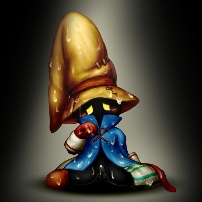 balls black_mage blush cum final_fantasy male male_only messy penis square_enix unknown_artist video_games vivi_ornitier