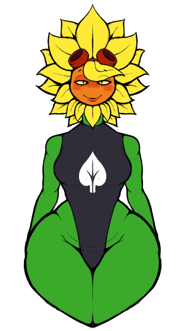 1girls, anthro, anthrofied, ass, breasts, female, flora fauna, gatofashado, plant, plant girl, plant humanoid, plantie, plants vs zombies, plants vs. zombies, popcap games, pussy, solar flare (pvz), sunflower (pvz)