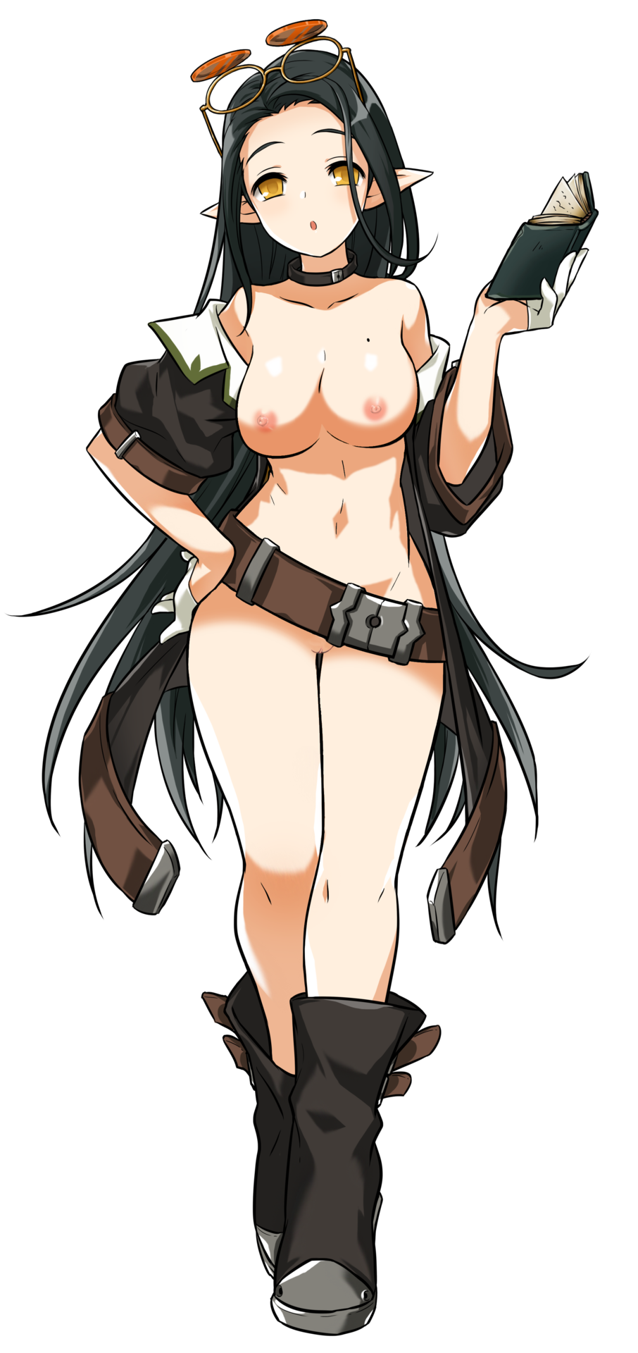 1girls breasts edit edited elsword falmataz female female_only nipples nude_filter pane_(elsword) solo