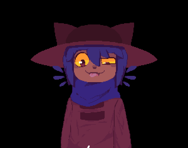 1boy, 2d, animated, anthro, anthro male, anthro only, black background, blue hair, cum, cum on viewer, cumshot, male, male only, maykez, meme, niko (oneshot), oneshot, pixel art, smile, solo, sprite, tongue, tongue out, yellow eyes