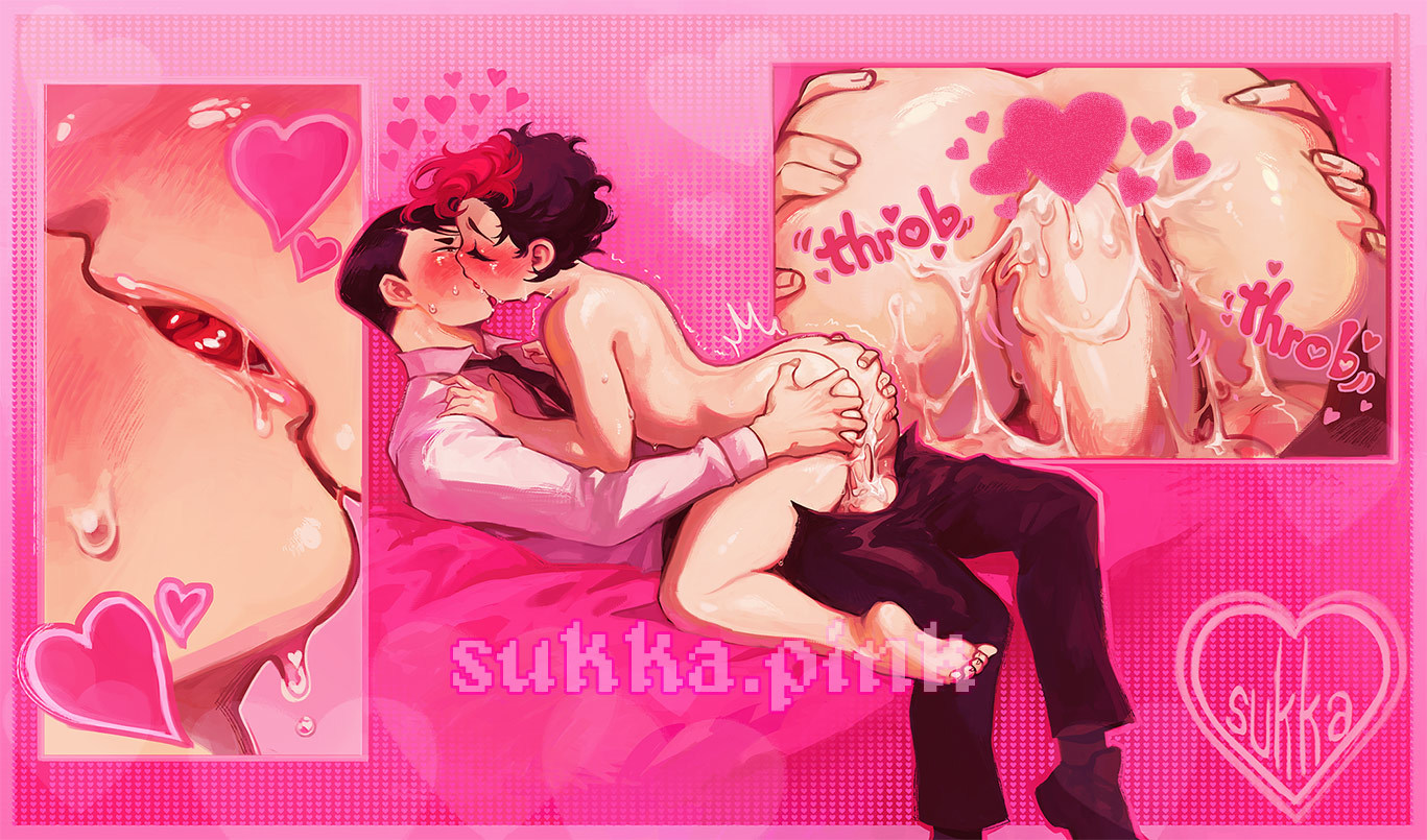 1boy, 1cuntboy, 2boys, ass, ass up, cuntboy, cuvier (sukka), fordic (sukka), gay, girly, male, male only, penis, sex, sukka, vaginal penetration, watermark, yaoi