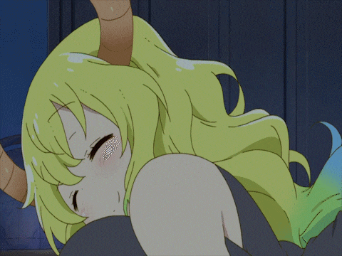 1boy, 2d, 2d animation, animated, breast smother, breast squish, breasts, fat breasts, female, huge breasts, lucoa, lucoa (maidragon), male, miss kobayashi's dragon maid, quetzalcoatl (dragon maid), screencap, smothering, tagme