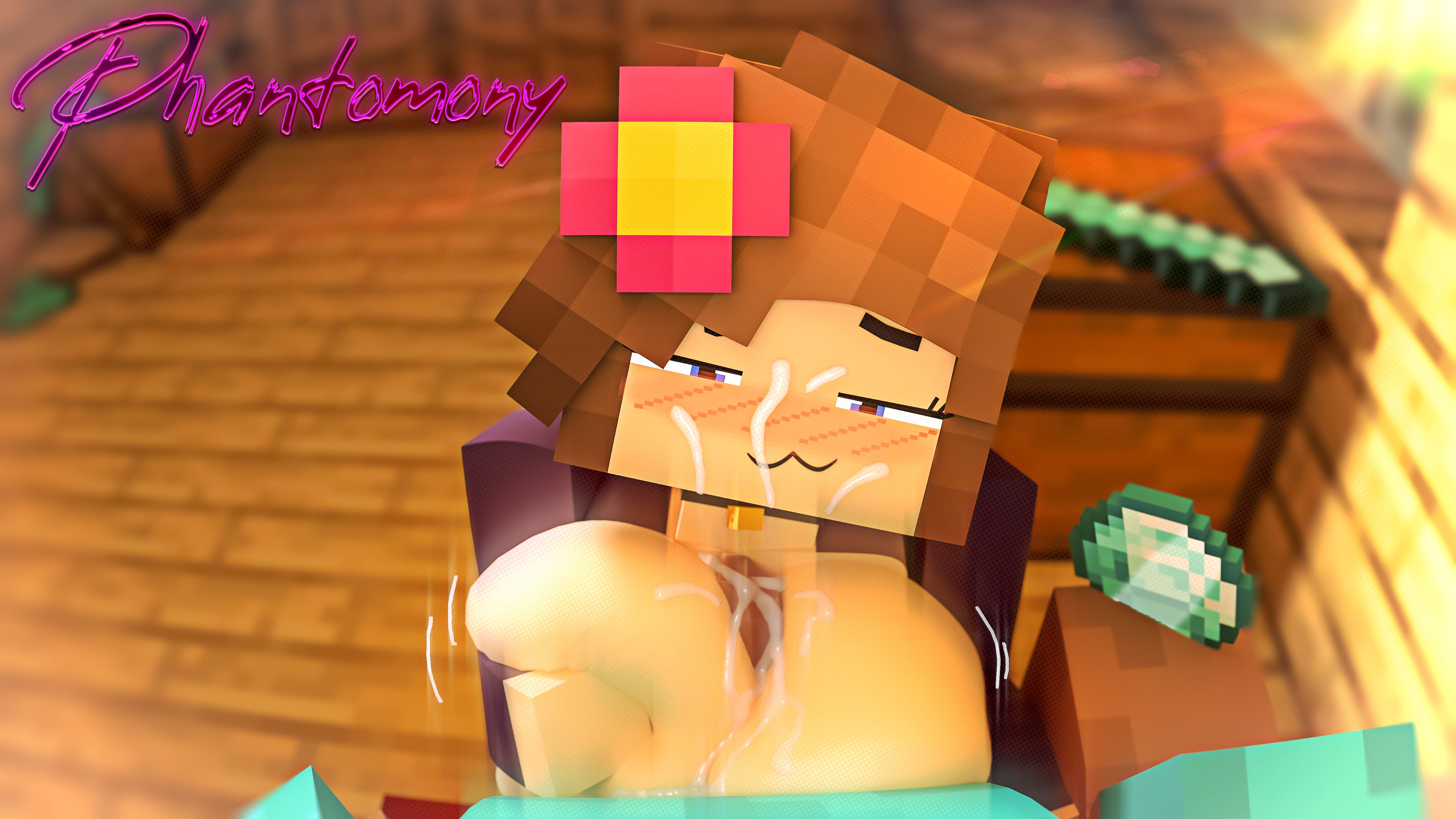 big breasts, flower in hair, jenny belle (slipperyt), mcyt, minecraft, minecraft youtubers, phantomony, tagme, twitch, twitch streamer, twitch.tv, twitter, twitter username, youtube, youtuber, youtubers
