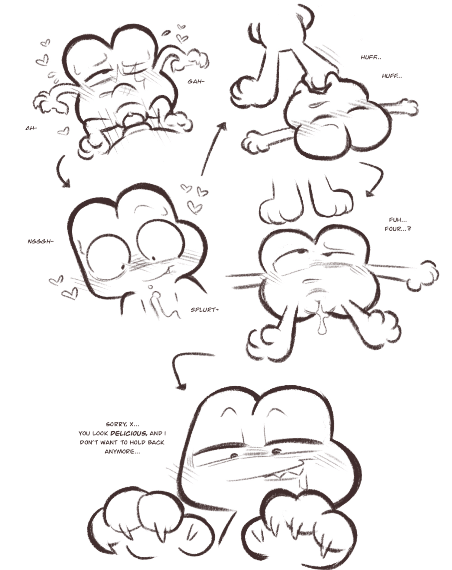 algebralien, battle for dream island, bfb, bfdi, claws, creampie, cum, cum drip, cum in pussy, drool, drooling, female, four (bfb), labbit1337, monochrome, object shows, pussy, sex, stonerobjectum, x (bfb)
