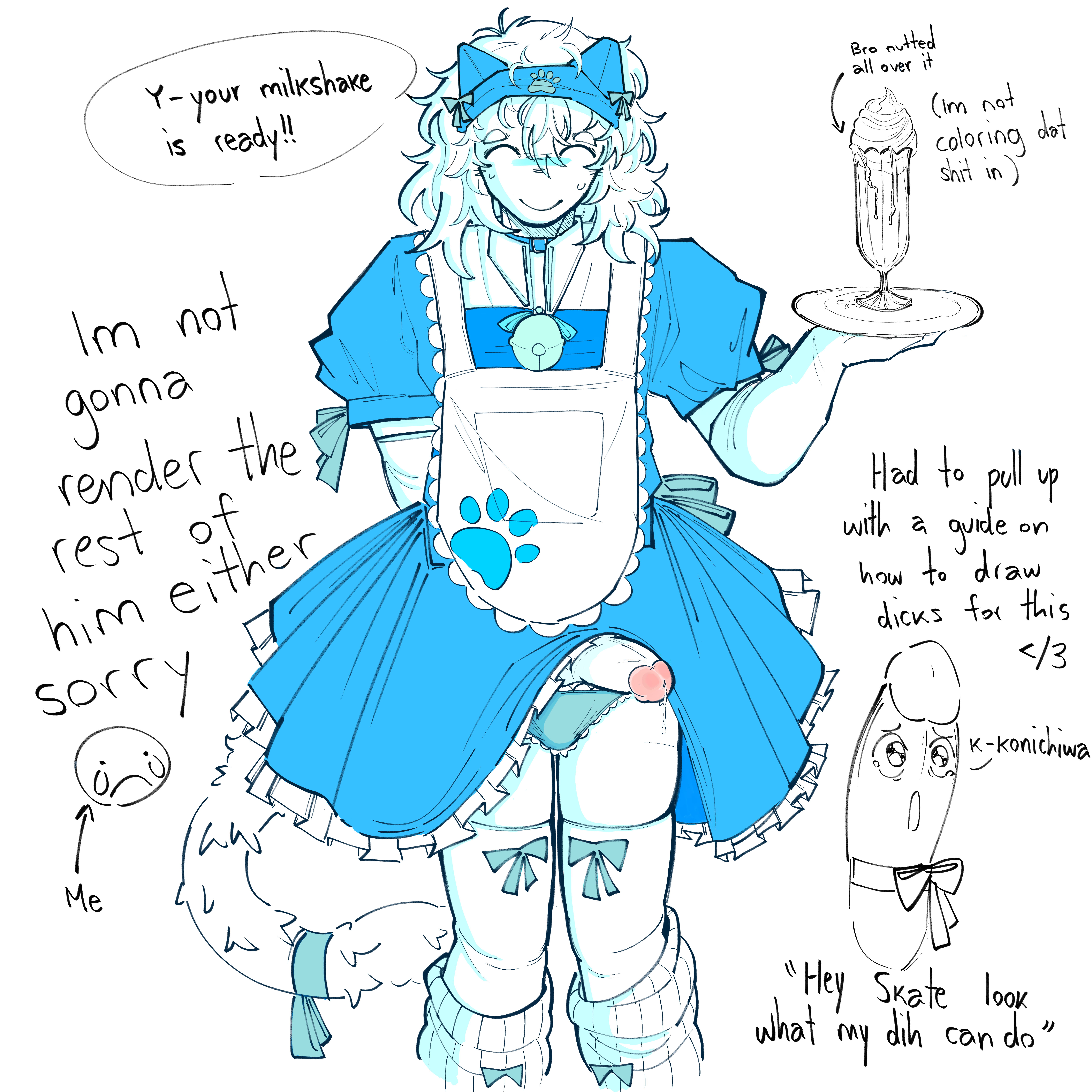 1boy, cat tail, catshot (phighting), clothing, official alternate costume, penis, penis out, phighting, roblox, roblox game, robloxian, self upload, slingshot (phighting), tagme, unknown artist