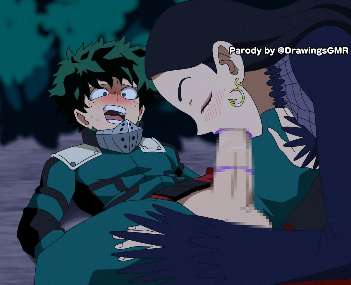 1boy, 1girls, 2025, artist name, ass, big ass, big breasts, big penis, black hair, black hair female, black-haired female, blush, blush lines, blushed face, blushing at partner, blushing female, blushing male, boku no hero academia, breasts, clothed, clothed female, clothed male, clothing, deborah gollini, drawingsgmr, dress, duo, duo focus, ear piercing, ear ring, earring, earrings, english, english text, fellatio, female, female focus, fully clothed, green hair, green hair male, green-haired male, hero costume, hero outfit (mha), izuku midoriya, light skin, light-skinned female, light-skinned male, lips, lipstick, lipstick mark, lipstick on penis, lipstick ring, male, male focus, my hero academia, my hero academia: you're next, part 2, part of a set, penis, penis in mouth, penis out, pierced ears, piercing, piercings, purple lips, purple lipstick, sucking, sucking penis, sweat, sweatdrop, sweating, sweaty face, text, thick thighs, thighs