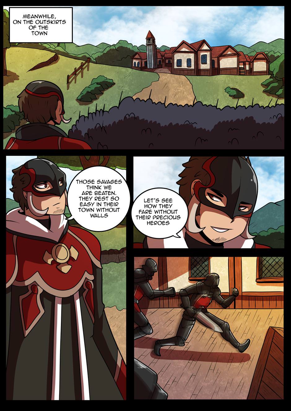 comic, english text, final fantasy, final fantasy xiv, kinkymation, male, soldier
