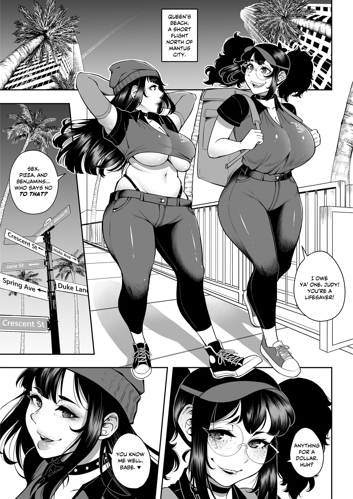 2girls, a-block (series), a-block: tips please, ass, big ass, big breasts, big thighs, breasts, breasts bigger than head, bursting breasts, comic, crossover, curvaceous, curvy, curvy figure, digital media (artwork), female, geek, gid sama, hips, hourglass figure, huge ass, huge breasts, huge thighs, judy blackburn, juuichi11, large ass, large breasts, large thighs, legs, mature, mature female, nerd, nerdy female, pizza thot, plump, plump ass, plump breasts, plump thighs, slim waist, story, thick, thick hips, thick legs, thick thighs, thighs, tips (gats), voluptuous, voluptuous female, waifusplit, waist, wide hips, wide thighs
