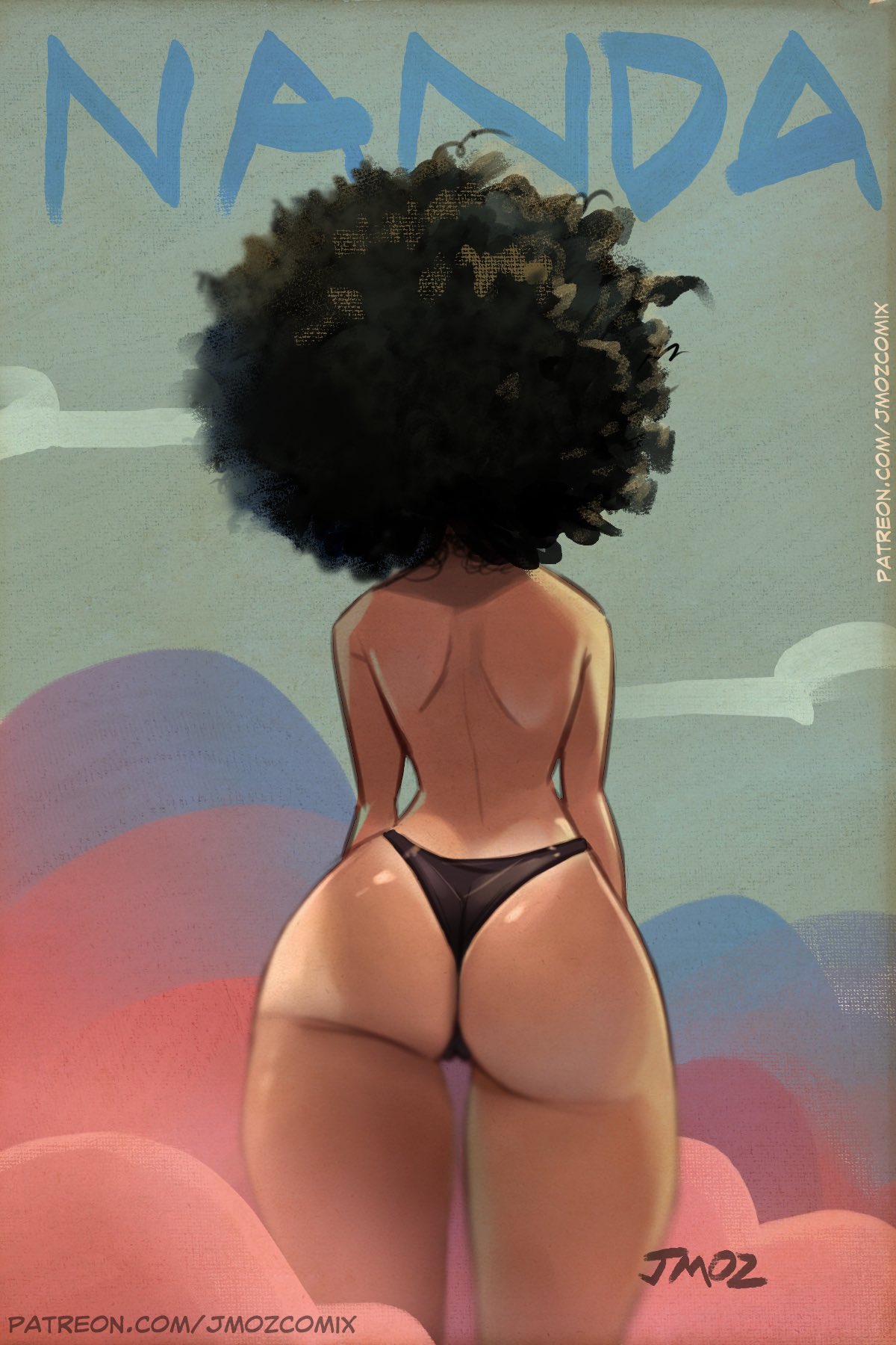 1girls based_on_a_real_person big_breasts breasts bust busty chest curvaceous curvy curvy_figure dark-skinned_female dark_skin digital_media_(artwork) female female_focus hips hourglass_figure huge_breasts jmoz jmoz_comix large_breasts legs mature mature_female nanda_(jmozcomix) slim_waist thick thick_hips thick_legs thick_thighs thighs voluptuous waist wide_hips