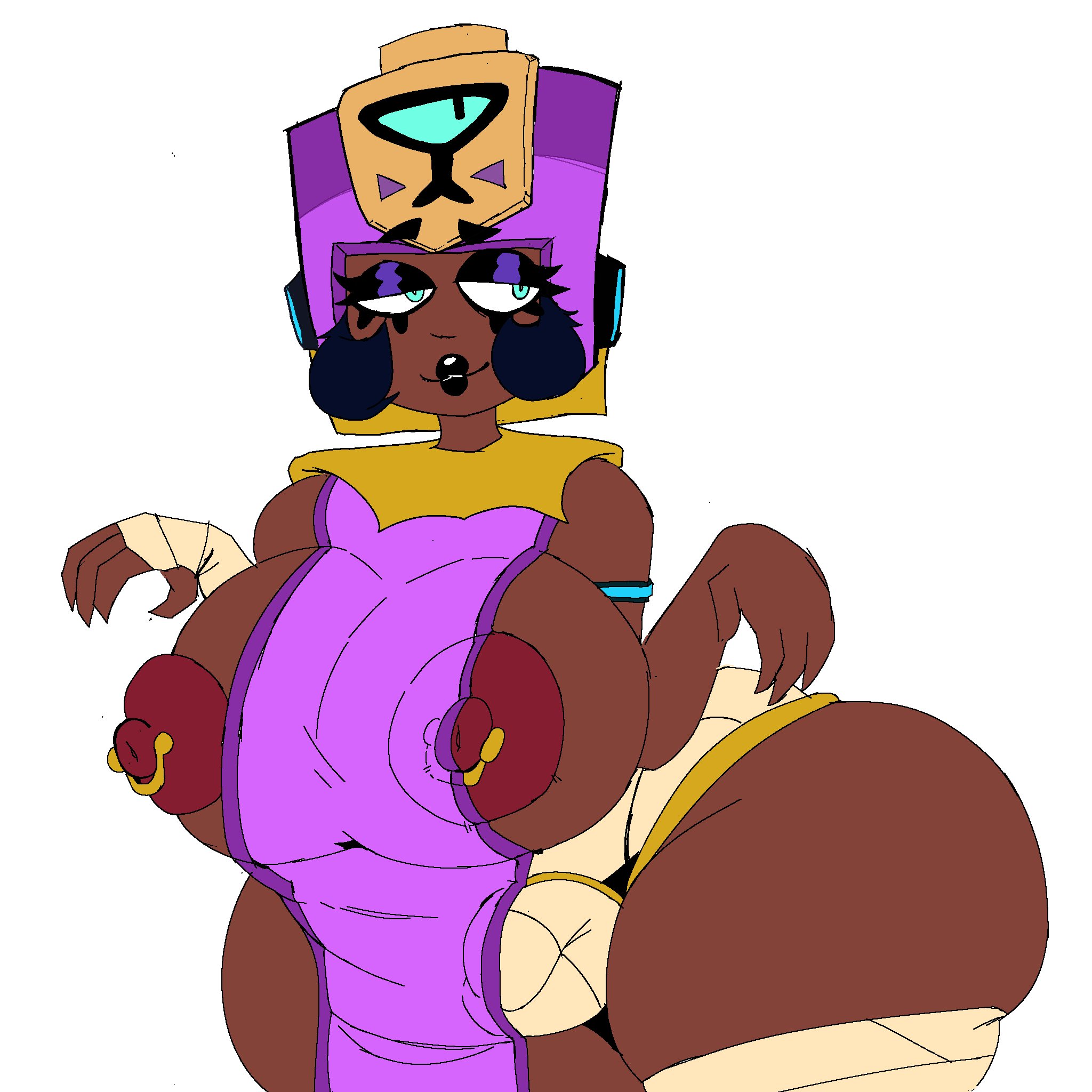 brawl stars, futa, futanari, najia (brawl stars)