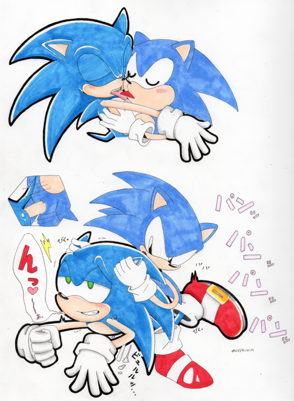 2boys anal classic_sonic erect_penis erection gay male male_only misshiirin penis selfcest sonic_(series) sonic_generations sonic_the_hedgehog sonic_the_hedgehog_(series) toei_sonic