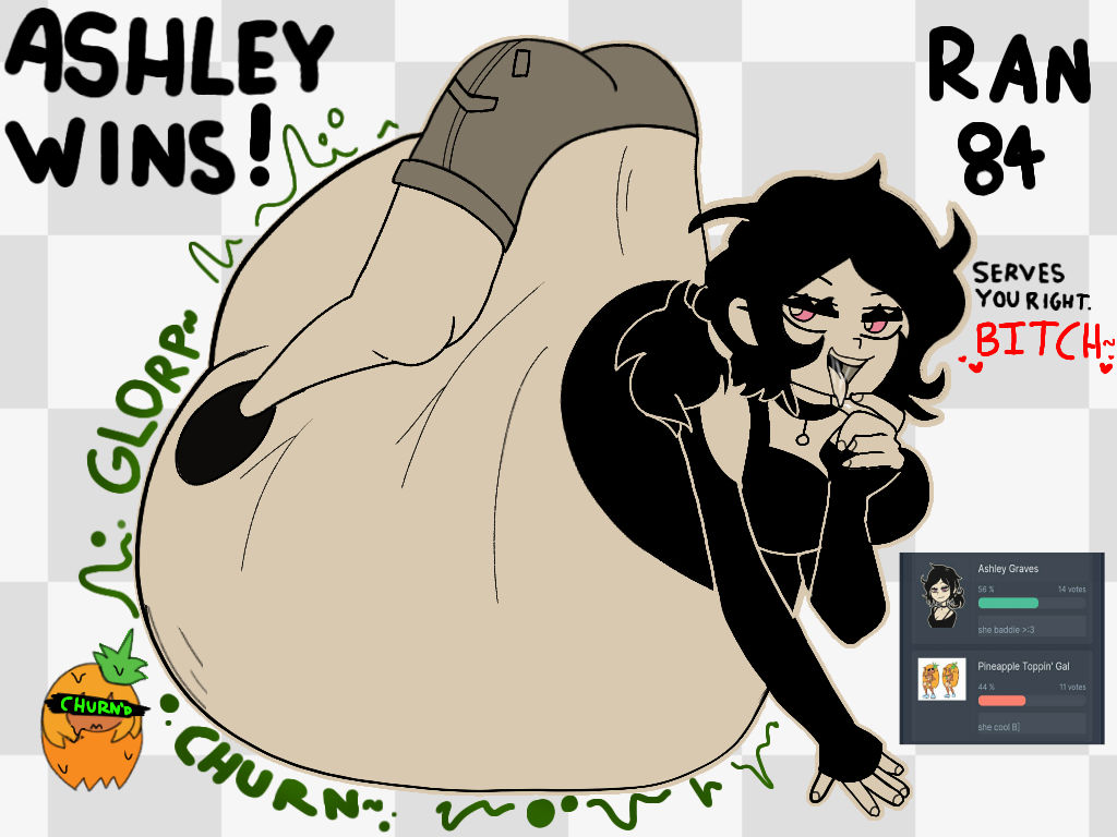ashley graves, hyper, hyper belly, tagme, the coffin of andy and leyley, vore, vore belly