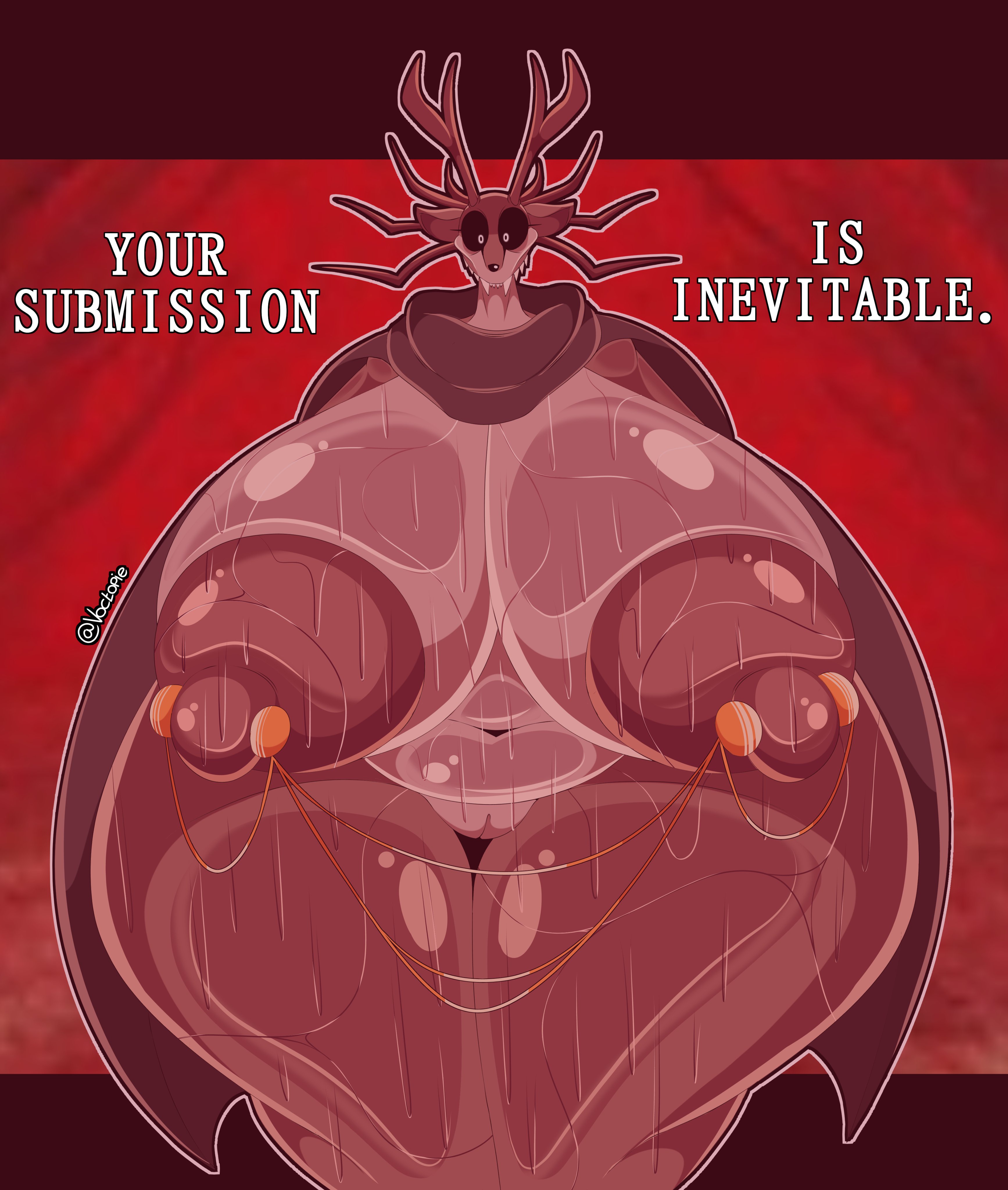 1girls, anthro, anthro only, areola, ass, big areola, big ass, big breasts, big nipples, big thighs, breasts, female, functionally nude, functionally nude female, fur, furry, gigantic ass, gigantic breasts, gigantic thighs, horns, huge areola, huge ass, huge breasts, huge nipples, huge thighs, looking at viewer, milf, mommy, monster girl, nipples, pierced nipples, piercing, piercings, pussy, solo, solo female, specimen 8, spooky's house of jump scares, spooky's jump scare mansion, sweat, sweatdrop, sweating, tagme, thick hips, thick thighs, thighs, voctopie, wet, wet body, wet pussy, yiff