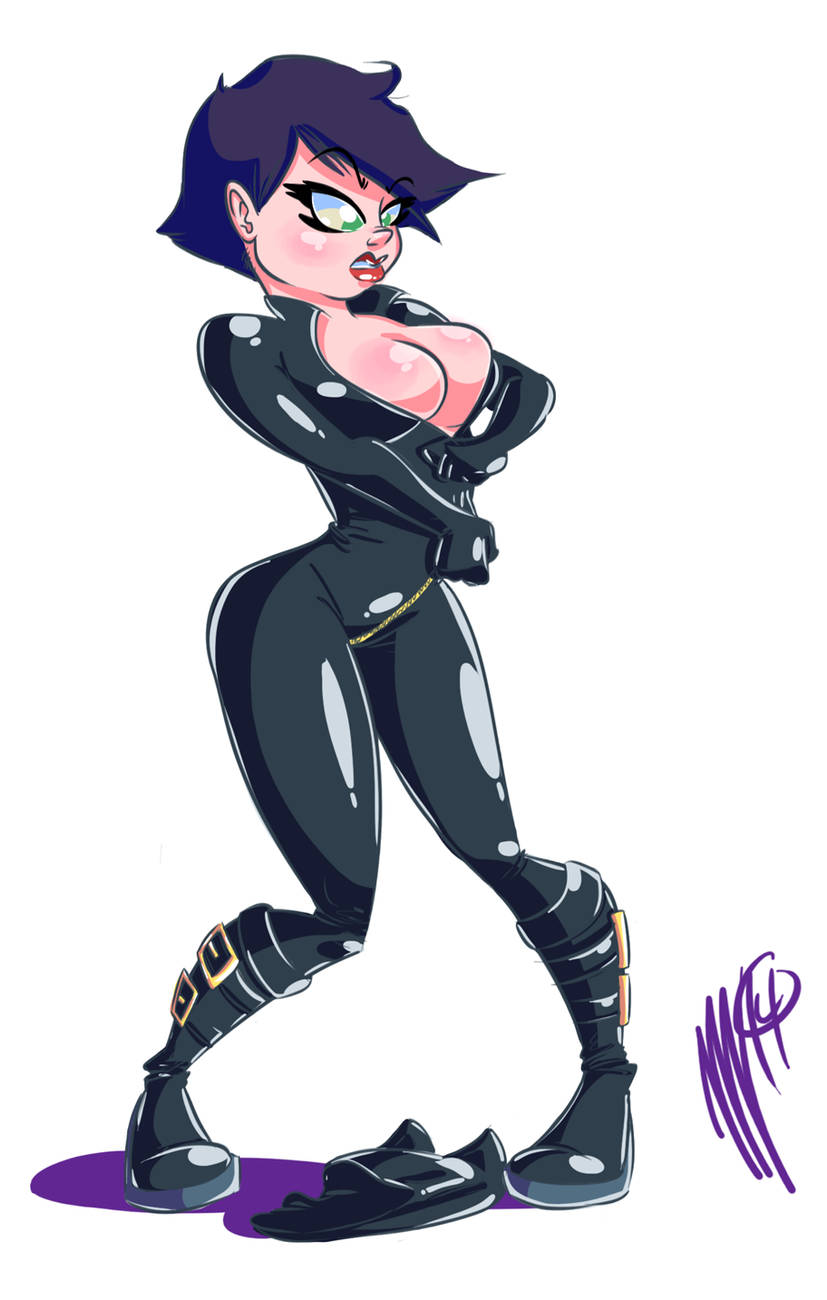 big_breasts breast_squeeze breasts_squeezed_together catwoman dressing inconvenient_breasts sexy_struggle sgtmadness struggling_to_fit tight_clothing tight_fit too_thicc wardrobe_malfunction zipper zipper_malfunction zipper_wont_zip