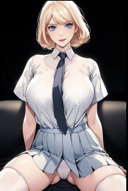 1girls ai_generated blonde_hair boarding_diary female female_focus female_only light_skin manhwa manhwa_edit school_uniform solo student uniform