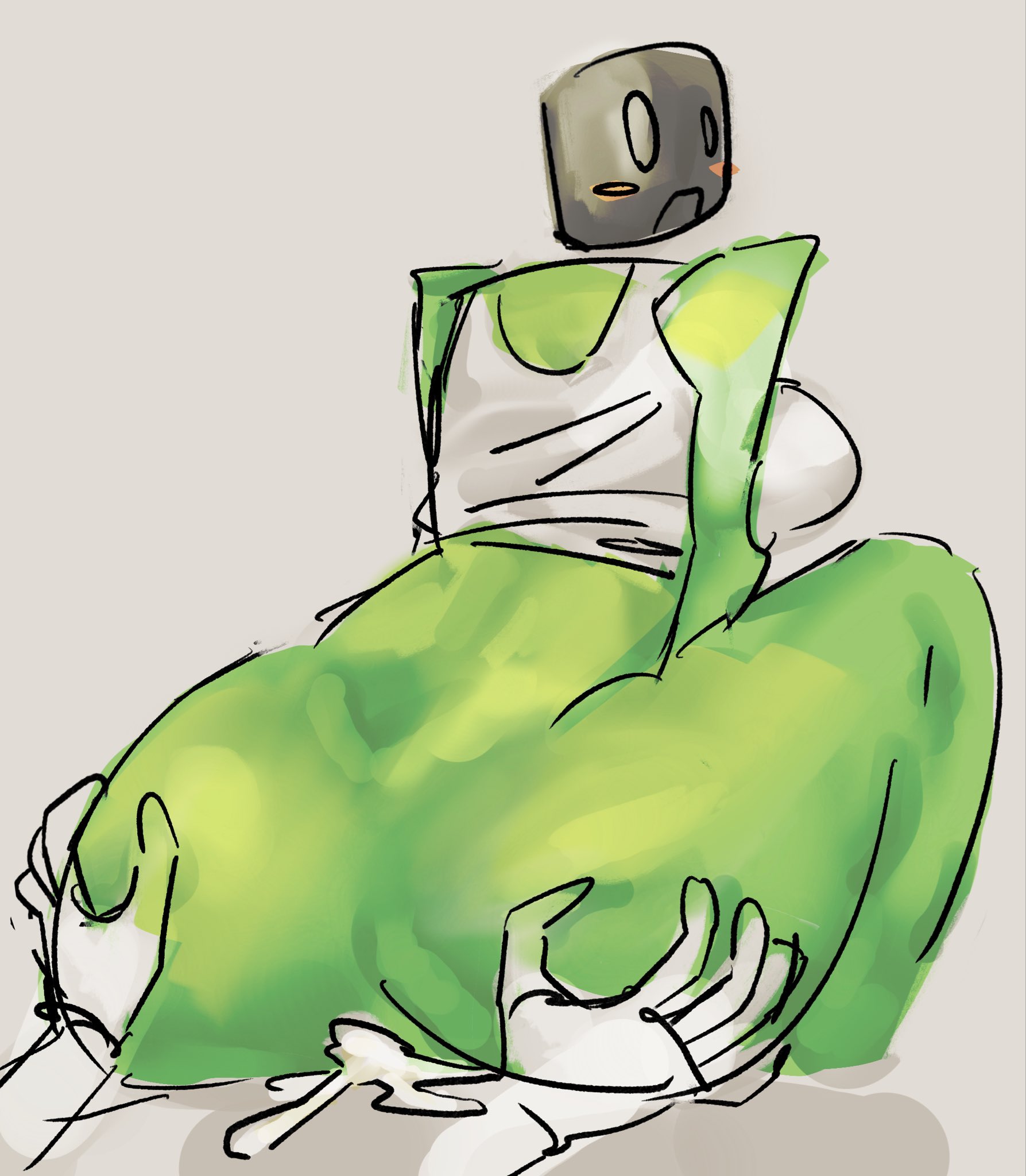 1boy, 1girls, 1x1x1x1 (forsaken), after sex, ass, ass focus, big ass, blush, breasts, crop top, cum, cum in pussy, cum inside, female, female focus, forsaken (roblox), green body, male, pussy, reverse cowgirl position, roblox, roblox game, robloxian, rrresna, rule 63, self upload, sideboob, tagme, timeless 1x1x1x1