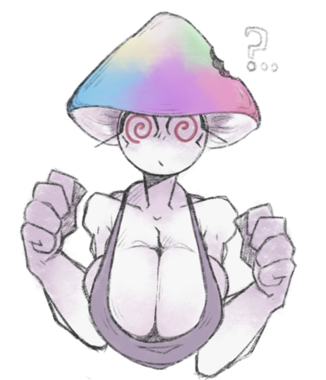 (pvz), 1girls, anthro, anthrofied, ass, ave leontiy, breasts, female, flora fauna, hypno-shroom (pvz), plant, plant girl, plant humanoid, plantie, plants vs zombies, plants vs. zombies, popcap games, pussy