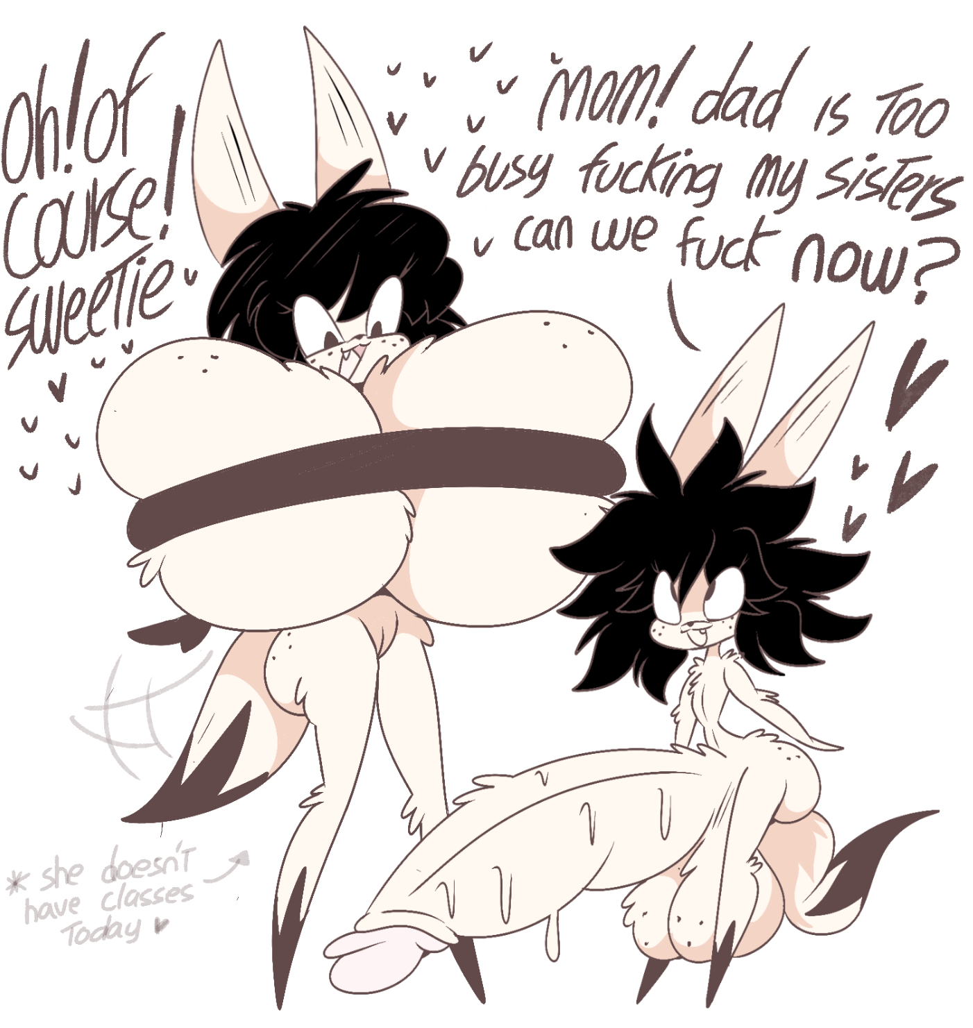 age difference, bigger female, huge ass, huge balls, huge breasts, huge butt, huge cock, hung, hyper, hyper breasts, hyper penis, incest, incest (lore), mother, mother and child, mother and son, older female, rogywantscoffee, size difference, skinny, skinny female, small but hung, smaller male, son, young, younger male