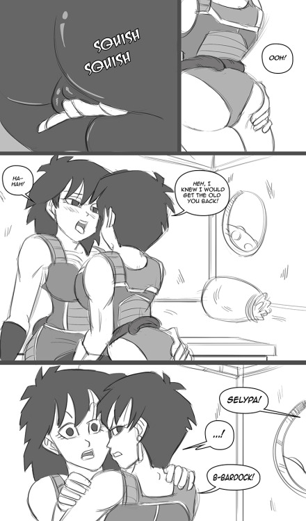 2girls bardock battle_armor cheating_wife comic dragon_ball dragon_ball_super dragon_ball_z funsexydragonball gine mother multiple_girls saiyan saiyan_tail seripa yuri