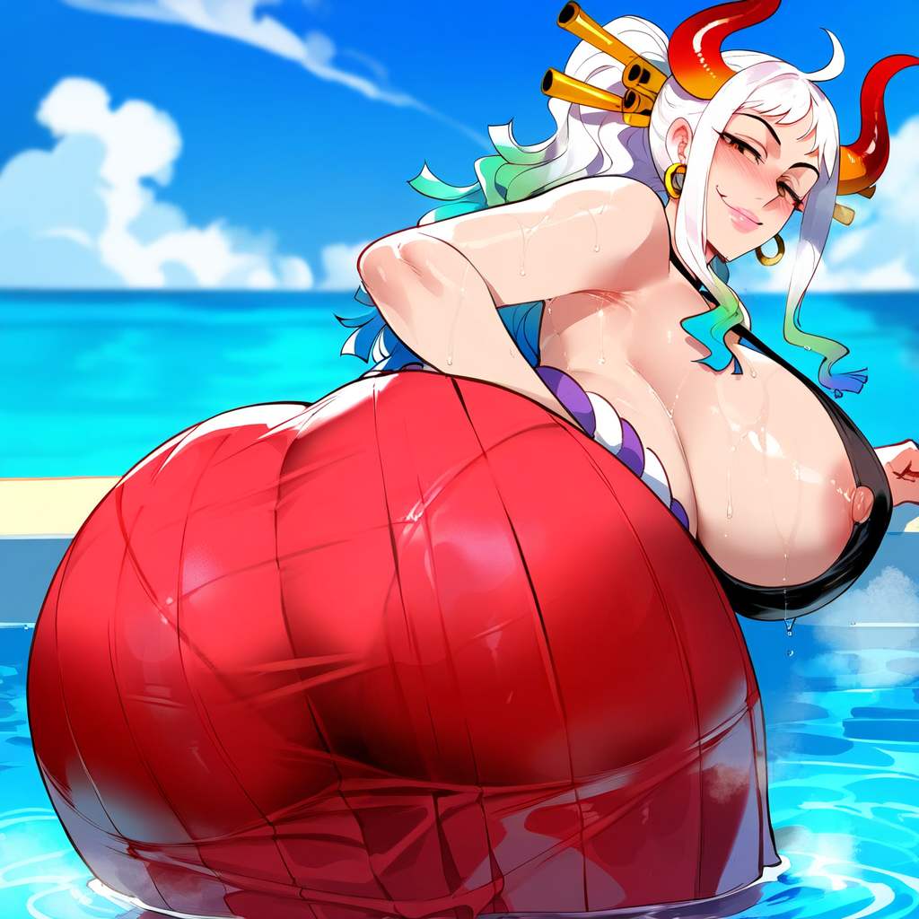 ai_generated female female_only nipple_slip one_piece yamato_(one_piece)