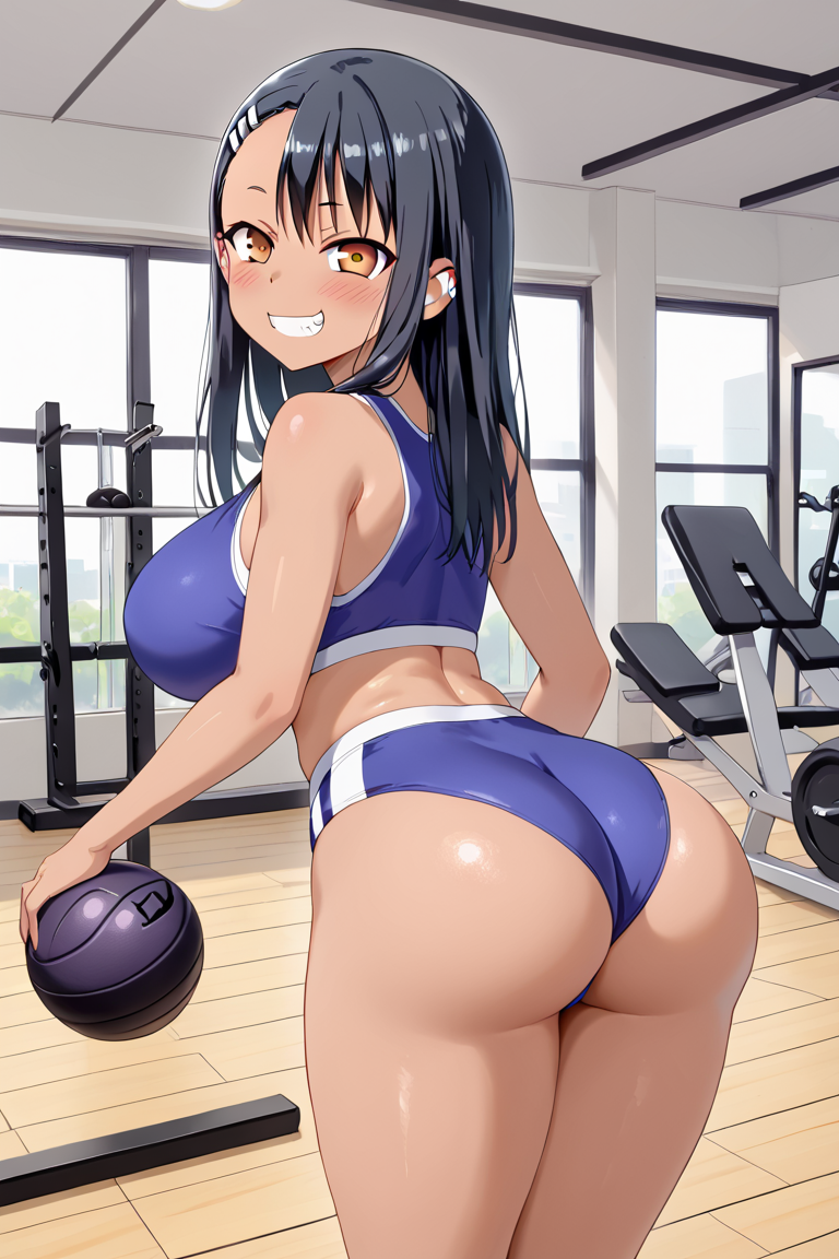 1girls ai_generated ass female female_only gym gym_bottomwear gym_clothes gym_clothing gym_shirt gym_shorts gym_uniform sexy.ai