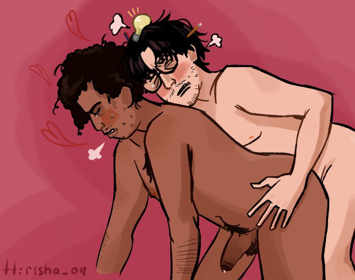 date everything, hector valentino airnesto condicionado (date everything), jerry [jerald] (date everything), male, sketch, tagme, yaoi