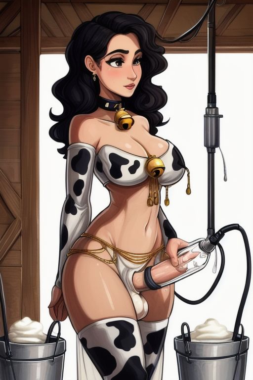 ai_generated arabian arabian_clothes bare_shoulders barn bell big_breasts black_hair bottle bovine cleavage collar collecting_cum cow_print cowgirl cum cum_in_bottle cum_in_container drinking_cum enjoying erect_penis erection farm futanari handjob happy harem_girl harem_outfit hindu hinduism horns hucow human_cattle human_livestock indian indian_female intersex jewelry large_breasts light-skinned_female light-skinned_futanari light_skin masturbation middle_eastern milking milking_handjob milking_machine milking_penis penis penis_pump plantation pleasure_face precum presenting pump pumping_cum pumps self_pleasure sideboob slave slave_bikini slave_outfit slavegirl solo standing tagme thick_thighs thighhighs thighs thin_waist wide_hips