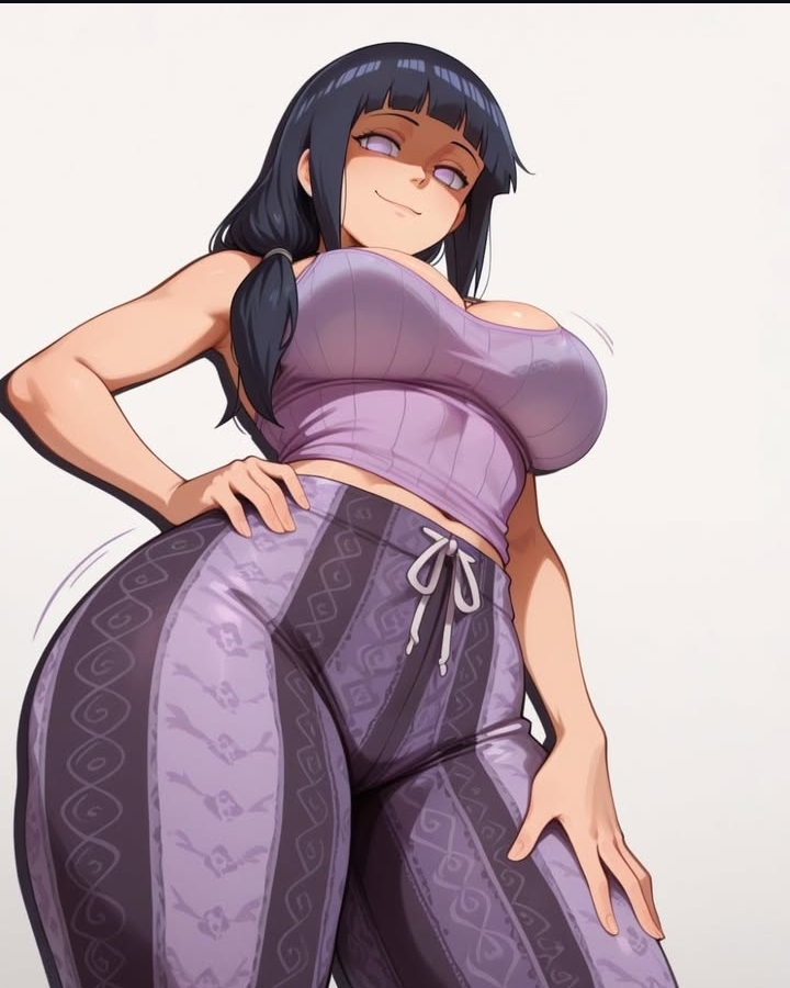 ai generated, big breasts, black hair, boruto: naruto next generations, breasts, female, hyuuga hinata, naruto, naruto (series), naruto shippuden, white eyes