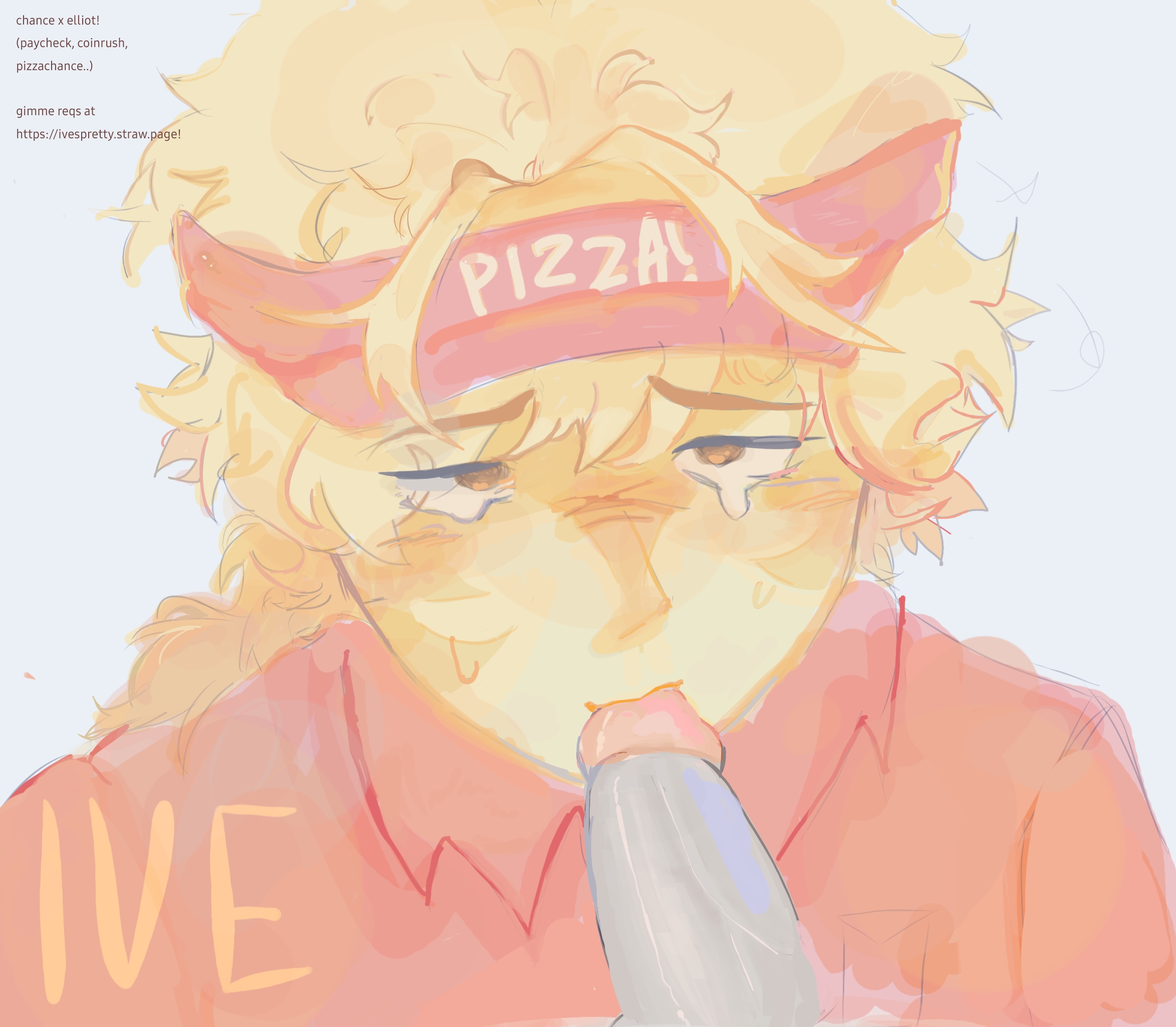 2boys, artist signature, blowjob, chance (forsaken), elliot (forsaken), elliot (work at a pizza place), forsaken (roblox), gay, ivespretty, male, oral, penis, roblox, roblox game, robloxian, self upload, tagme
