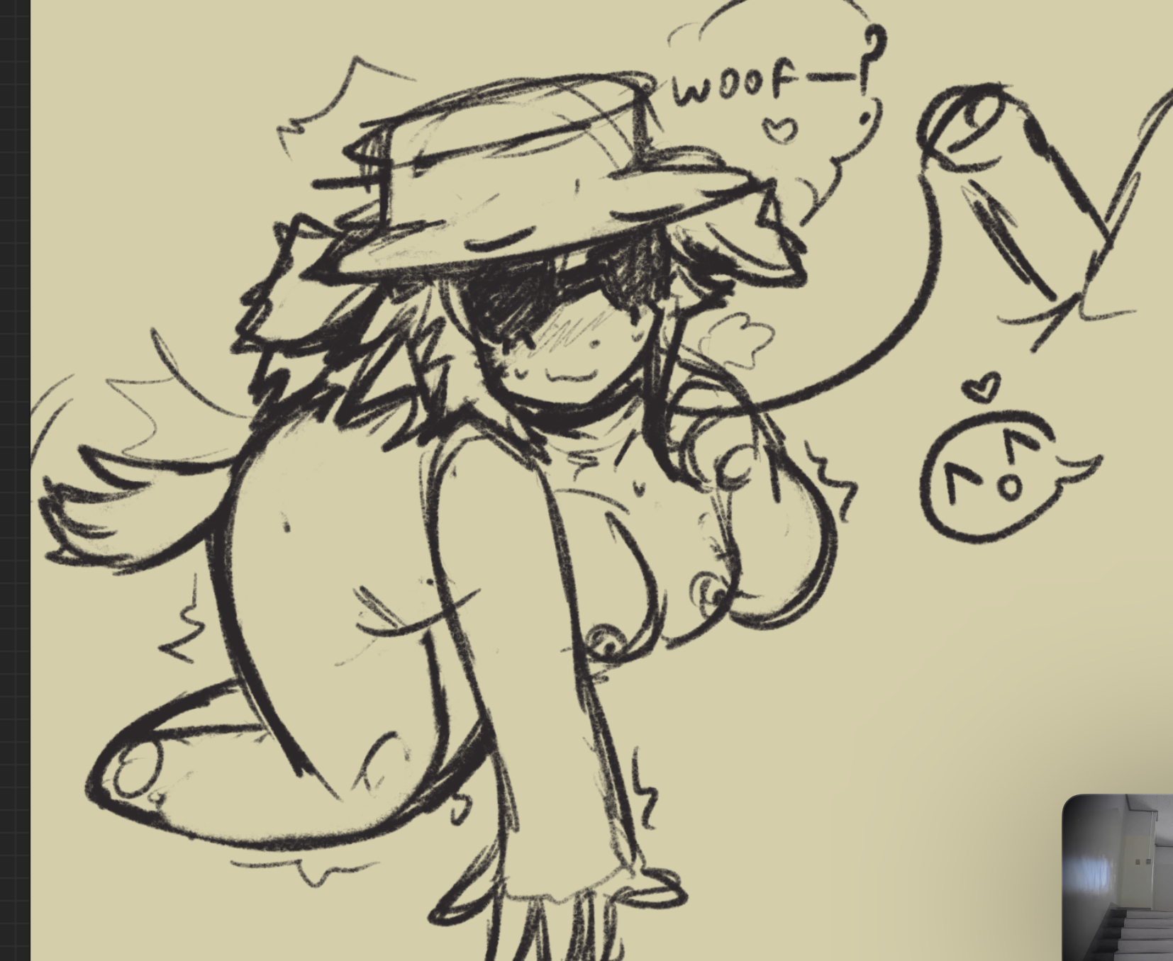 1girls, buttplug tail, chance (forsaken), doodle, fatty, female, forsaken (roblox), leash, puppy ears, puppy tail, puppyplay, roblox, roblox game, robloxian, rule 63, self upload, sketch, tagme, yuri, yurinuzzles