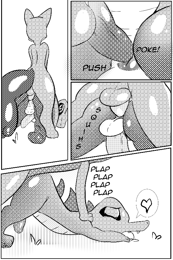 2boys anus blush comic feral gay heart interspecies male male_only monochrome nintendo penis pokémon_(species) pokemon pokemon_gsc pokemon_rse scalie sex testicles text totodile treecko video_games white_crest yaoi