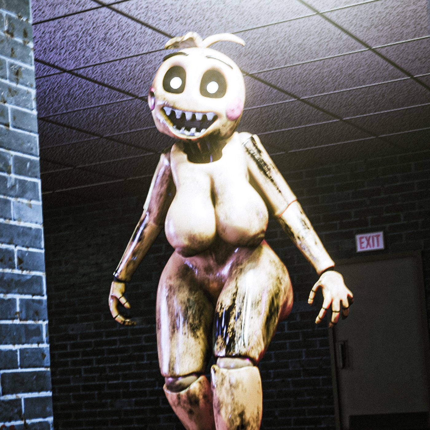 1girls, 3d, animatronic, animatronic female, ass, avian, avian humanoid, big ass, big breasts, big thighs, breasts, bust, busty, chest, chica (fnaf), chicken, chicken girl, chicken humanoid, curvaceous, curvy, curvy figure, female, five nights at freddy's, five nights at freddy's 2, hips, hourglass figure, huge ass, huge breasts, huge thighs, humanoid, large ass, large breasts, large thighs, legs, mature, mature female, robot, robot girl, scottgames, slim waist, solo, super elon, thick, thick hips, thick legs, thick thighs, thighs, toy chica (fnaf), toy chica (super elon), voluptuous, waist, wide hips, wide thighs, yellow body, yellow skin, yellow-skinned female