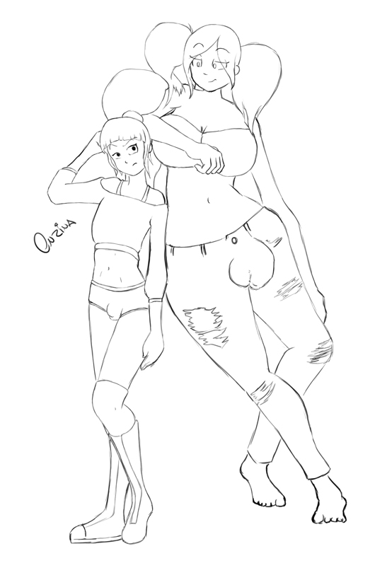 1boy 1futa barefoot femboy futa_is_bigger futa_with_male futanari girly intersex larger_futanari male monochrome onzina penis_size_difference second_life size_difference sketch smaller_male tagme