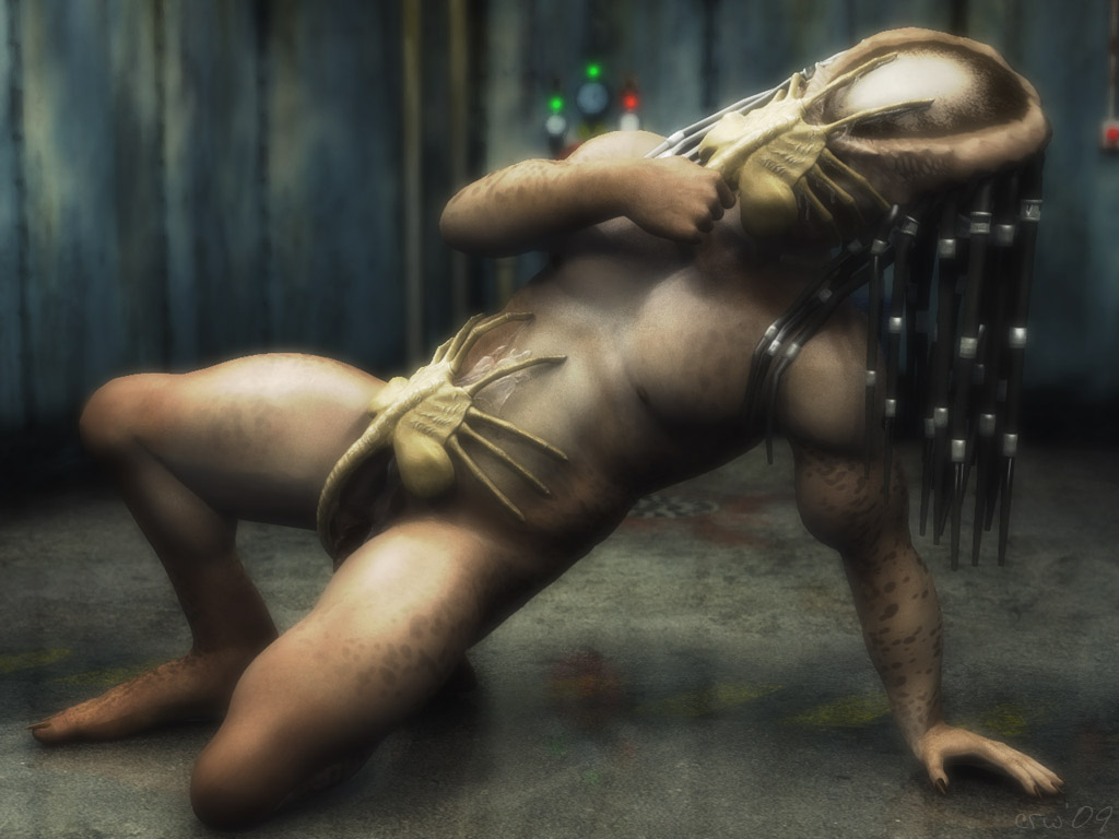 3d alien alien_(franchise) alien_vs_predator corwyn cum facehugger forced impregnation male male_only male_penetrated penis predator predator_(franchise) rape tagme yautja