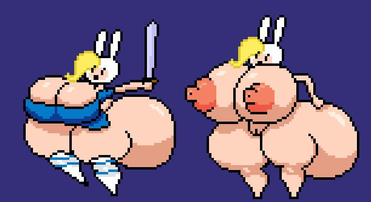 adventure_time blonde_hair cleavage clothed curvaceous curvy curvy_body curvy_female curvy_figure erect_nipples female fionna_the_human_girl hand_on_own_ass headwear hyper_ass hyper_breasts inclinedtrunk large_areolae large_nipples nude pixel_art pussy simple_background sword the_inclined_trunk thick_ass thick_thighs thighs voluptuous voluptuous_female