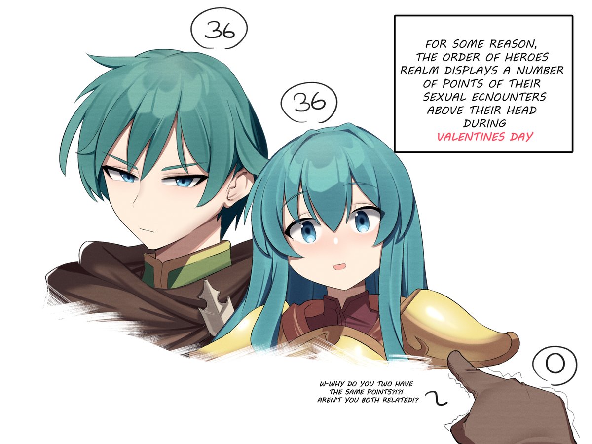 blue eyes, blue hair, blush, brother and sister, caught, eirika (fire emblem), ephraim (fire emblem), female, fire emblem, fire emblem heroes, fire emblem: the sacred stones, implied incest, incest, light-skinned female, light-skinned male, male, tagme, tetsu chokoreto