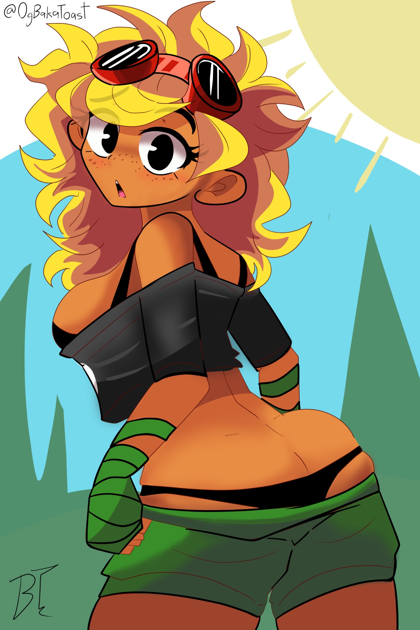 1girls, anthro, anthrofied, ass, breasts, female, flora fauna, ogbakatoast, plant, plant girl, plant humanoid, plantie, plants vs zombies, plants vs. zombies, popcap games, pussy, solar flare (peargor), solar flare (pvz), sunflower (pvz)
