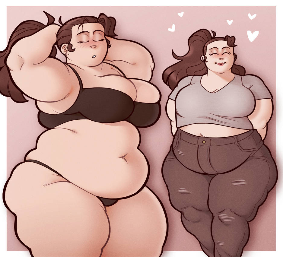 bbw big_belly bra breasts cute cyorck fat fat_female fat_fetish original thick_thighs underwear
