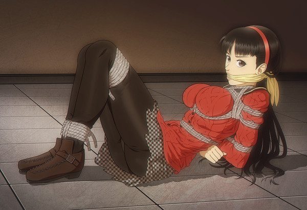 amagi_yukiko bondage bound female persona persona_4 yukiko_amagi