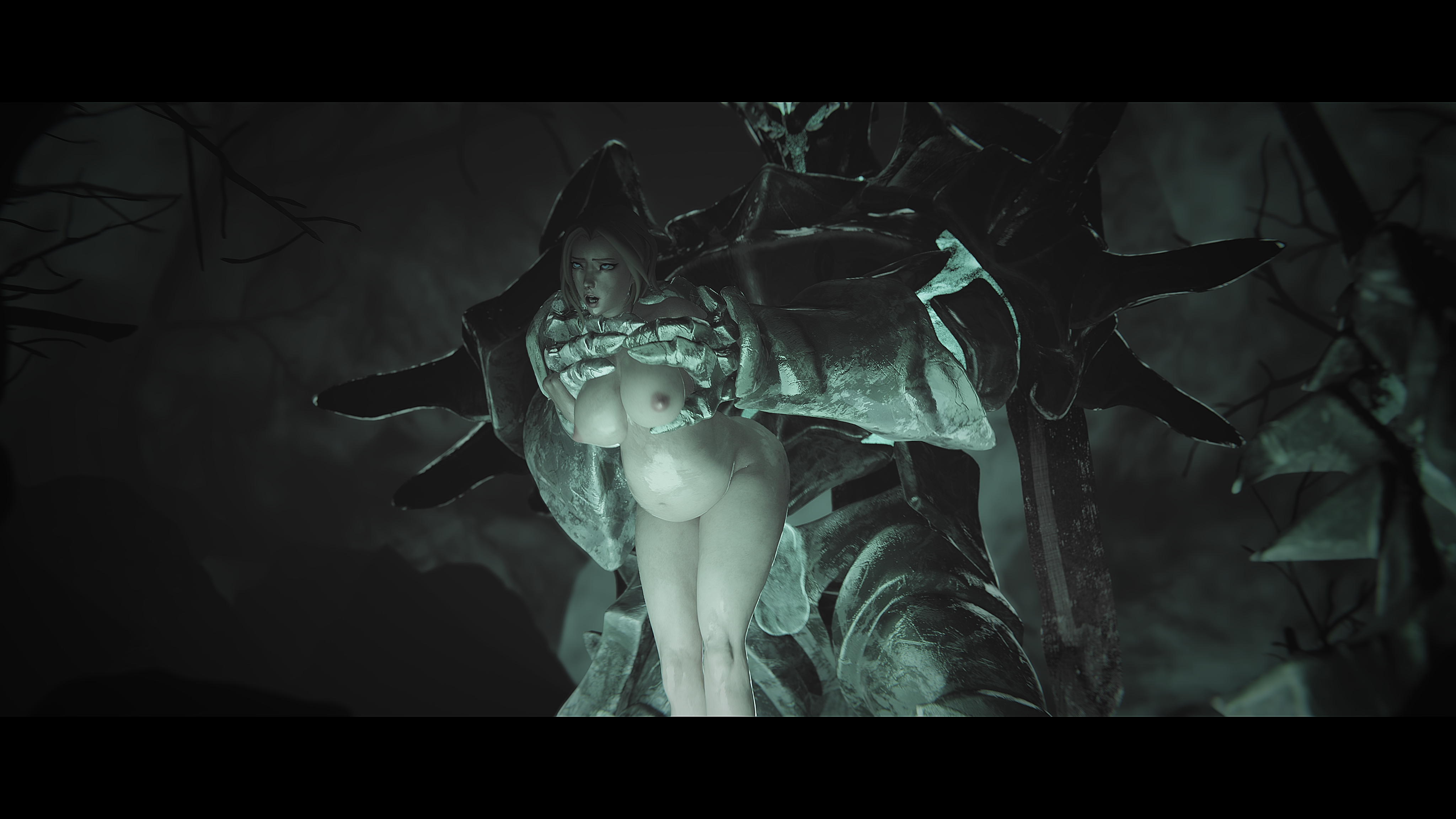1boy, 1girls, 1monster, 2025, 3d, areolae, armor, armored male, bad end, bare arms, bare breasts, bare legs, bare shoulders, bare thighs, big penis, blender, blonde female, blonde hair, bouncing breasts, breasts, completely nude, crown, defeat sex, defeated, defeated heroine, dominant, dominated female, domination, dubious consent, duo, duo focus, erect penis, erection, ethereal, female, female human, female penetrated, femsub, from behind, front view, fucked into submission, functionally nude, functionally nude male, ghost, ghost male, ghost penis, glowing body, glowing crown, hands on chest, headgear, heavily pregnant, helmet, holding chest, holding waist, human, humanoid penis, large belly, large breasts, league of legends, light skin, light-skinned female, luxanna crownguard, mace, male, male penetrating, male penetrating female, male/female, maledom, medium breasts, metallic body, monster, monstrous humanoid, mordekaiser, multiple views, naked, naked female, nipples, nude, nude female, outdoors, outside sex, oversized weapon, penetration, penis, penis in pussy, plap, pounding, pregnant, pregnant belly, pregnant female, pregnant sex, pussy, rape, restrained, riot games, sex, sex from behind, shadow realm, side view, slim waist, soles, spectral face, standing, standing from behind, standing sex, suspended in midair, tagme, talking, thick thighs, this is your life now, thrusting, vaginal penetration, vaginal sex, weapon, wide hips, zmsfm