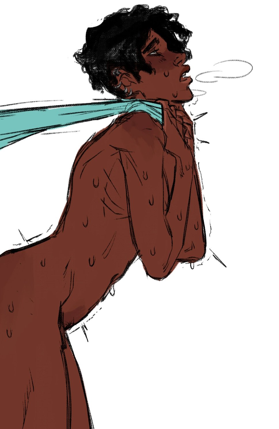 1cuntboy, choking, cuntboy, curt chaffon (date everything), dark skin, dark-skinned femboy, dark-skinned male, dark-skinned sub, date everything, eyes rolling back, femboy, i love twinks, intersex, male, naked male, off screen male character, panting, penetration, solo male, sweat, trans man