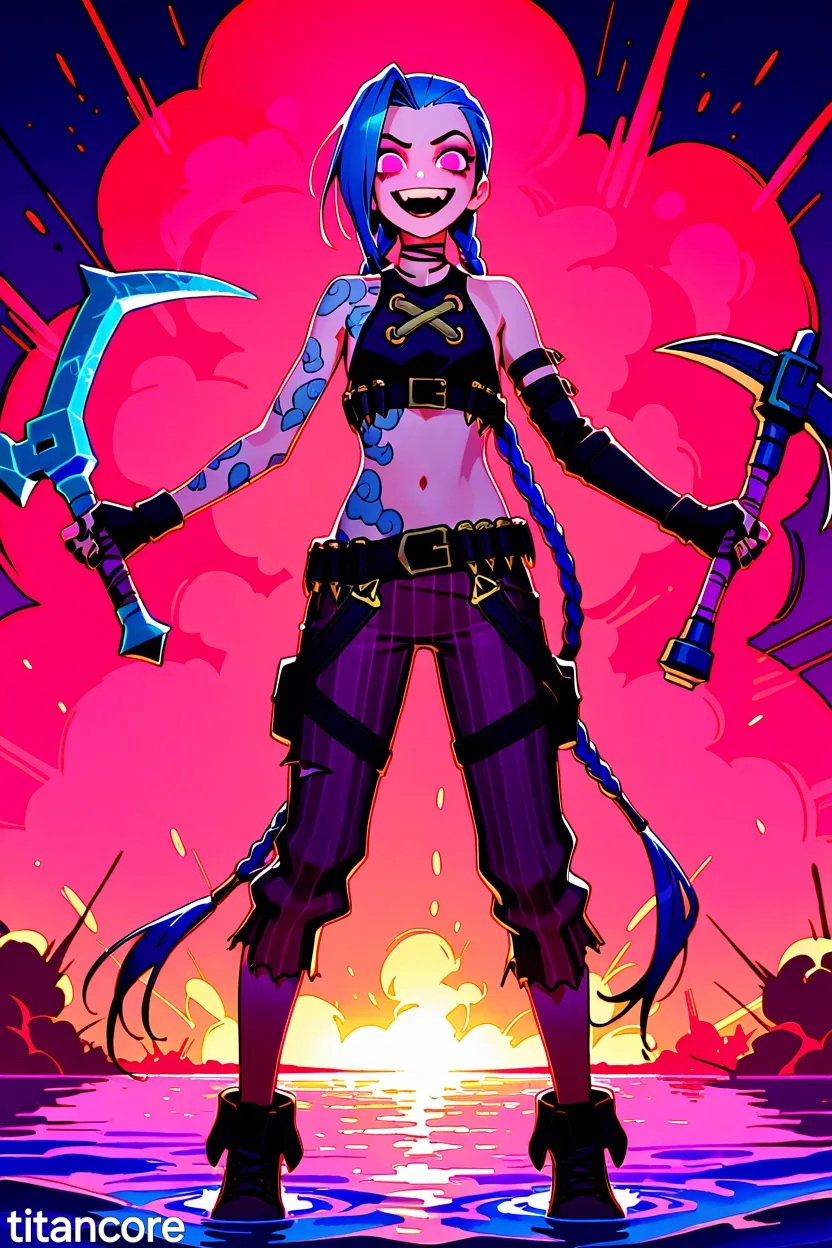 Arcane Jinx (Fortnite) Rule 34 Image