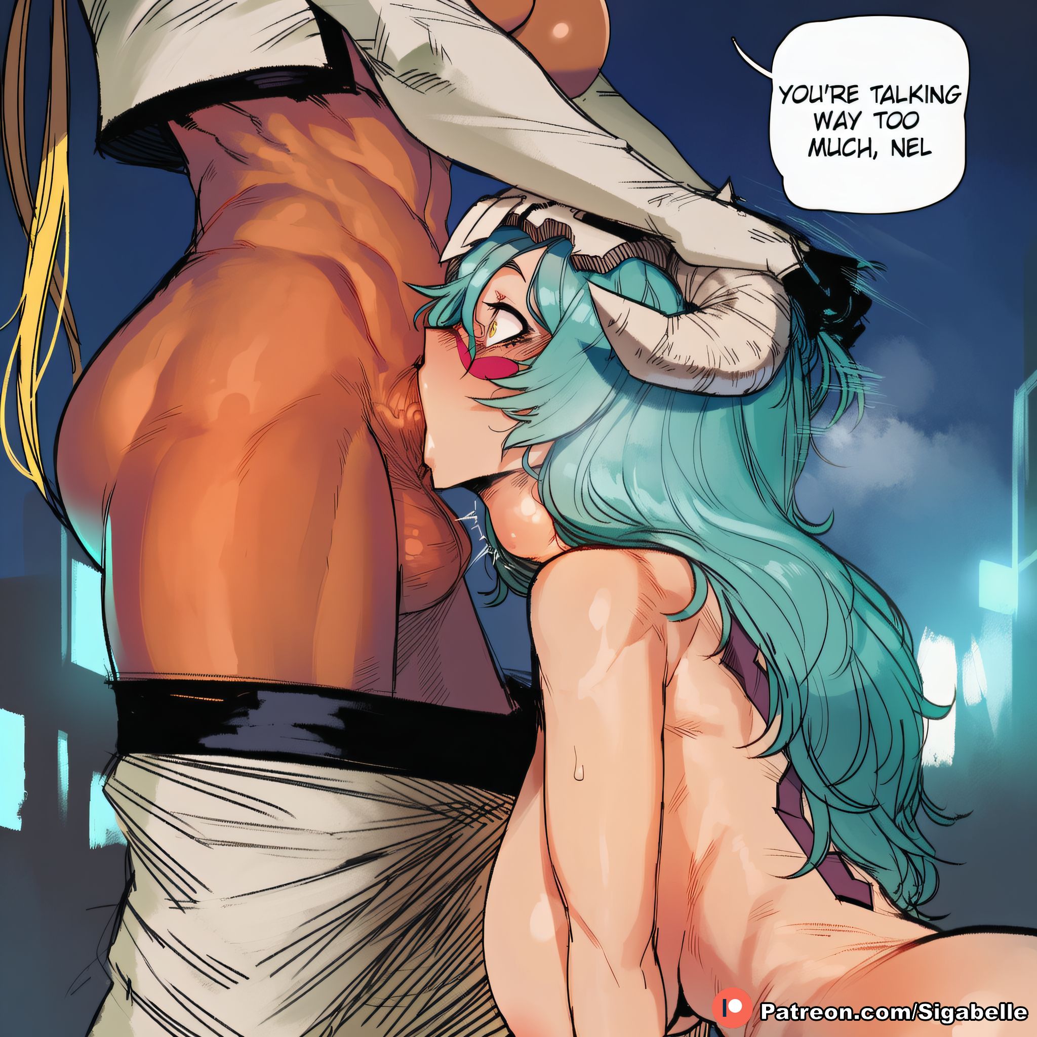 1futa, 1girls, ai assisted, ai generated, anime, anime style, balls, balls deep, balls deep fellatio, big ass, big breasts, bleach, blowjob, breasts, caption, clitoris, cock, comic, comic page, curvaceous, curvaceous body, curvaceous female, curvaceous figure, deepthroat, dialogue, dickgirl, fellatio, female, female focus, fit female, futa on female, futa only, futa sans pussy, futa with female, futanari, girly, green hair, high resolution, highres, hollow, horny, hourglass figure, huge ass, huge balls, huge boobs, huge breasts, huge butt, huge cock, huge testicles, huge thighs, intersex, manga, manga page, medium ass, medium breasts, medium penis, muscular, nelliel tu odelschwanck, patreon, penis, penis in mouth, pussy, self upload, sexy, shiny, sigabelle, speech bubble, stable diffusion, sucking penis, testicles, text, text bubble, tia harribel, tier harribel, uncensored, vagina, voluptuous, voluptuous female, waifu, waifu diffusion, worship, yellow hair