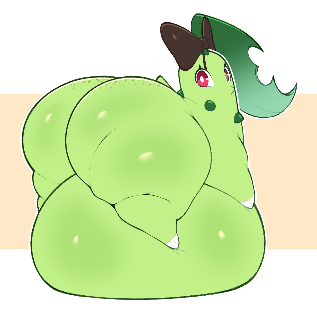 ass, big ass, big butt, bubble butt, chikorita, datmofo4, dumptruck ass, fat ass, fat ass feral, female, feral, fre, freckles, freckles on ass, furry, furry female, furry only, grace (justkindofhere), huge ass, hyper ass, hyper pregnancy, justkindofhere, pokemon, pokemon (species), pokemon focus, pokemon only, pregnant, ready to pop, scalie, scalie female, tagme, thick thighs, wide hips
