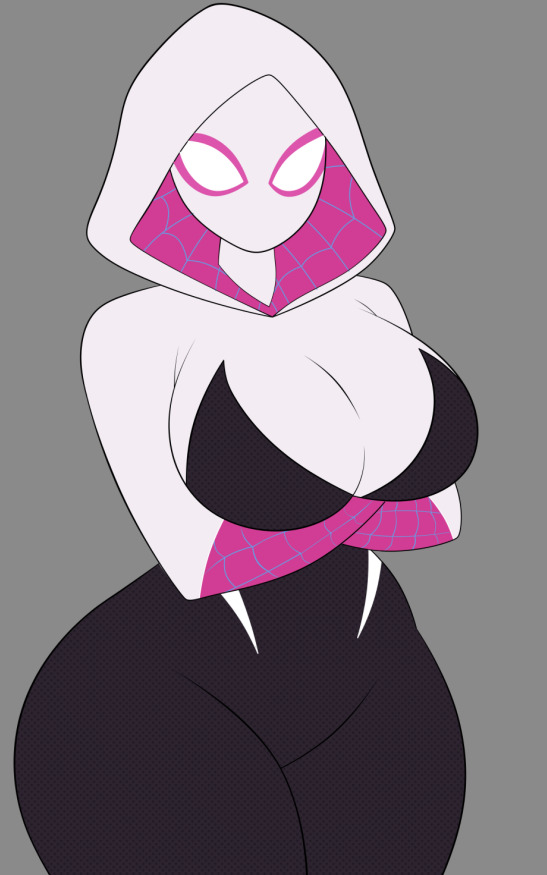 bage21, gwen stacy, gwen stacy (spider-verse), marvel, marvel comics, mask, masked, masked female, solo, spider-gwen, superbage, tagme