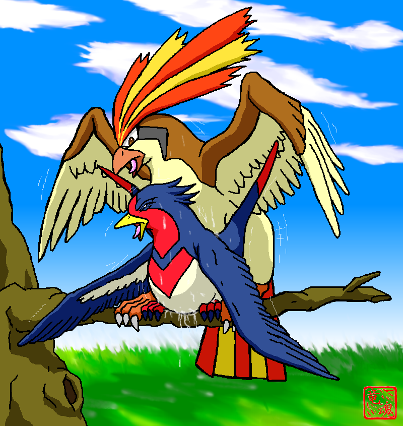 dragon_soul_e nintendo pidgeot pokémon_(species) pokemon pokemon_(species) swellow tagme