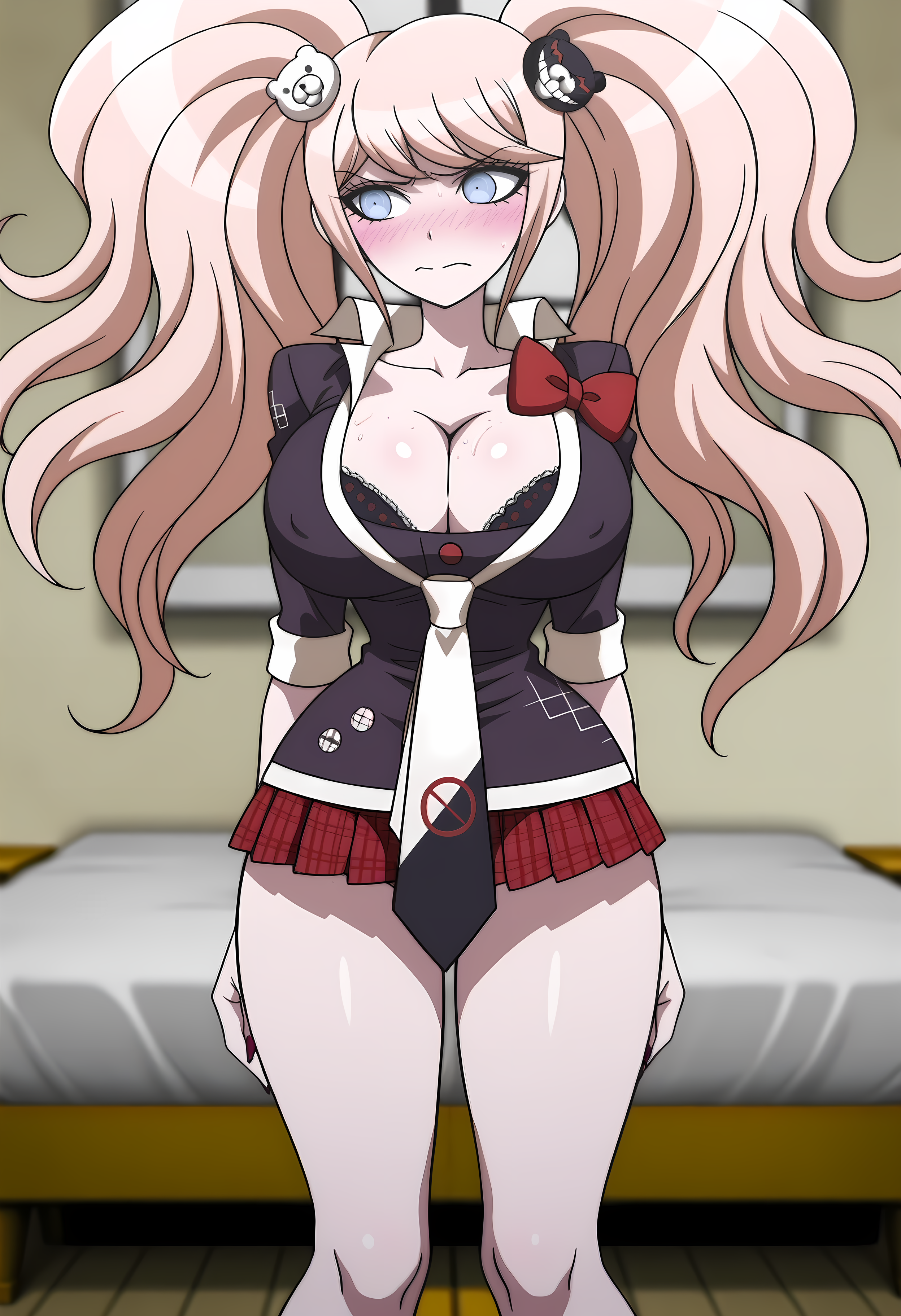 1girls, ai generated, aindroidparanoid, ass, big ass, big breasts, big butt, breasts, busty, butt, curvy, cute, danganronpa, enoshima junko, fat ass, female, female only, hair, hi res, hips, huge ass, huge breasts, human, junko enoshima, large ass, large breasts, legs, narrow waist, school uniform, schoolgirl, schoolgirl uniform, slim waist, tagme, thick ass, thick thighs, voluptuous, waist, wide hips