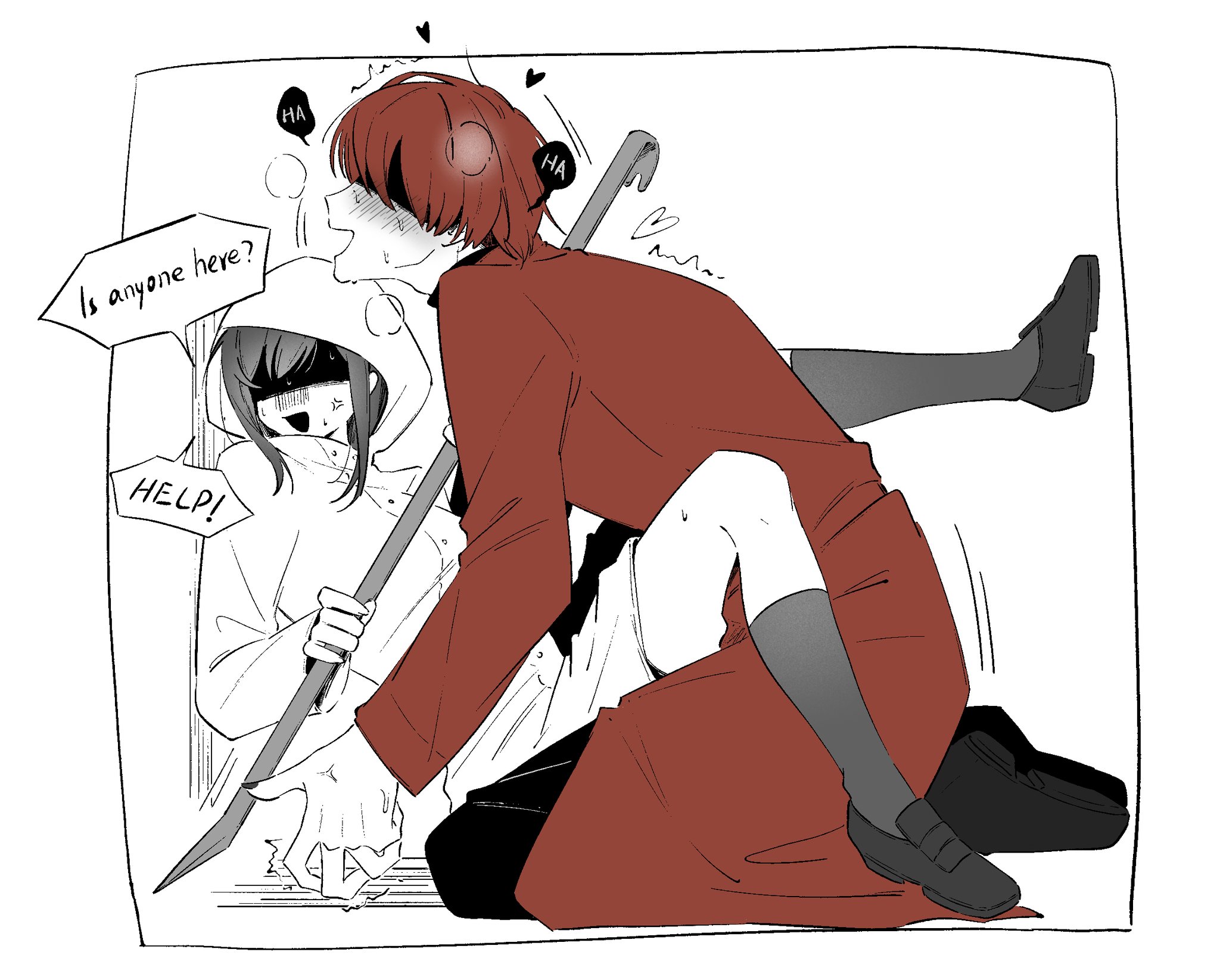 dubious consent, female, homicipher, male, male/female, mr. scarletella, red hair, tagme