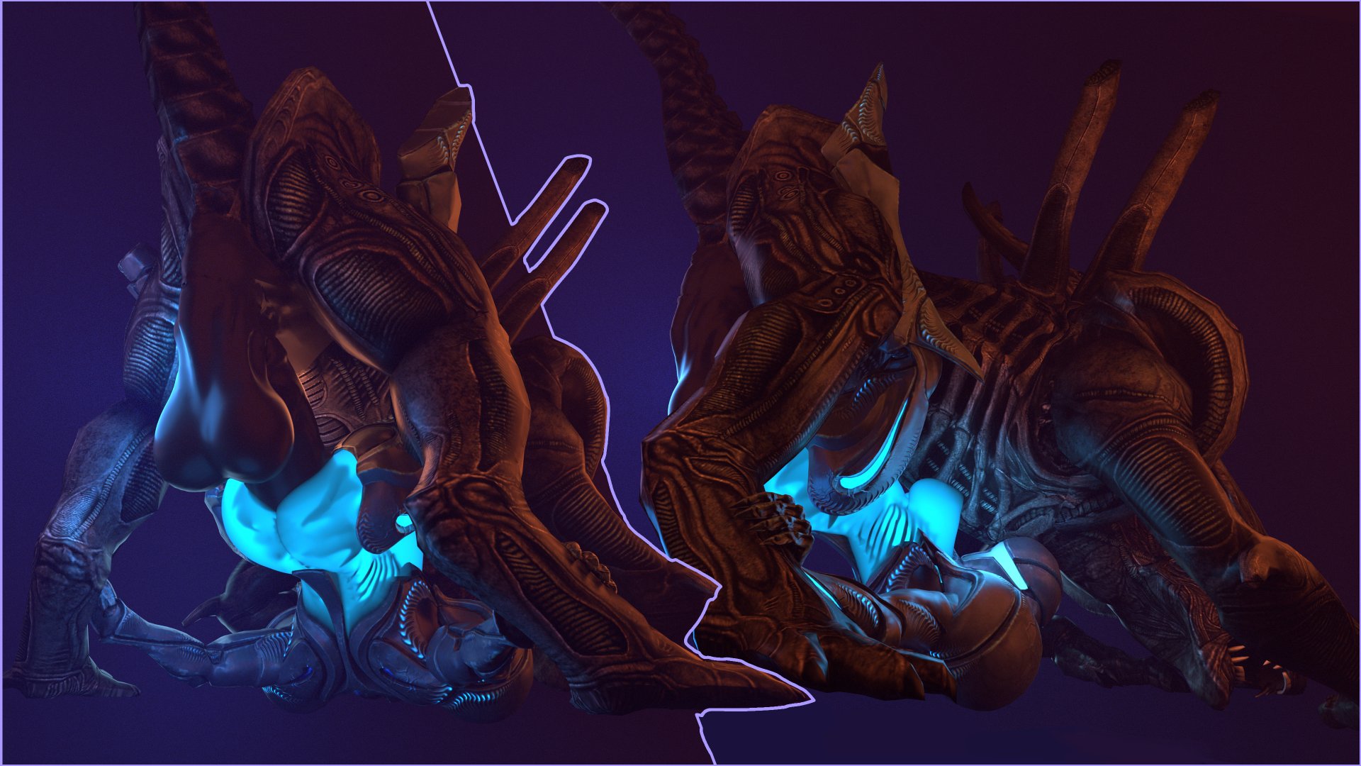 1boy, 1girls, 3d, 3d (artwork), alien, alien (franchise), alien girl, armor, armored dark samus, armored female, balls, big balls, big breasts, big dom small sub, big penis, bigger male, blender, blue skin, breasts, dark samus, demimond23, faceless, faceless character, faceless female, female, holard, huge balls, huge cock, hyper, hyper penis, interspecies, large penis, male, male penetrating, male penetrating female, male xenomorph, male/female, massive penis, metroid, penetration, penis, piledriver position, size difference, smaller female, tagme, translucent, transparent body, visible skeleton, voluptuous, xenomorph